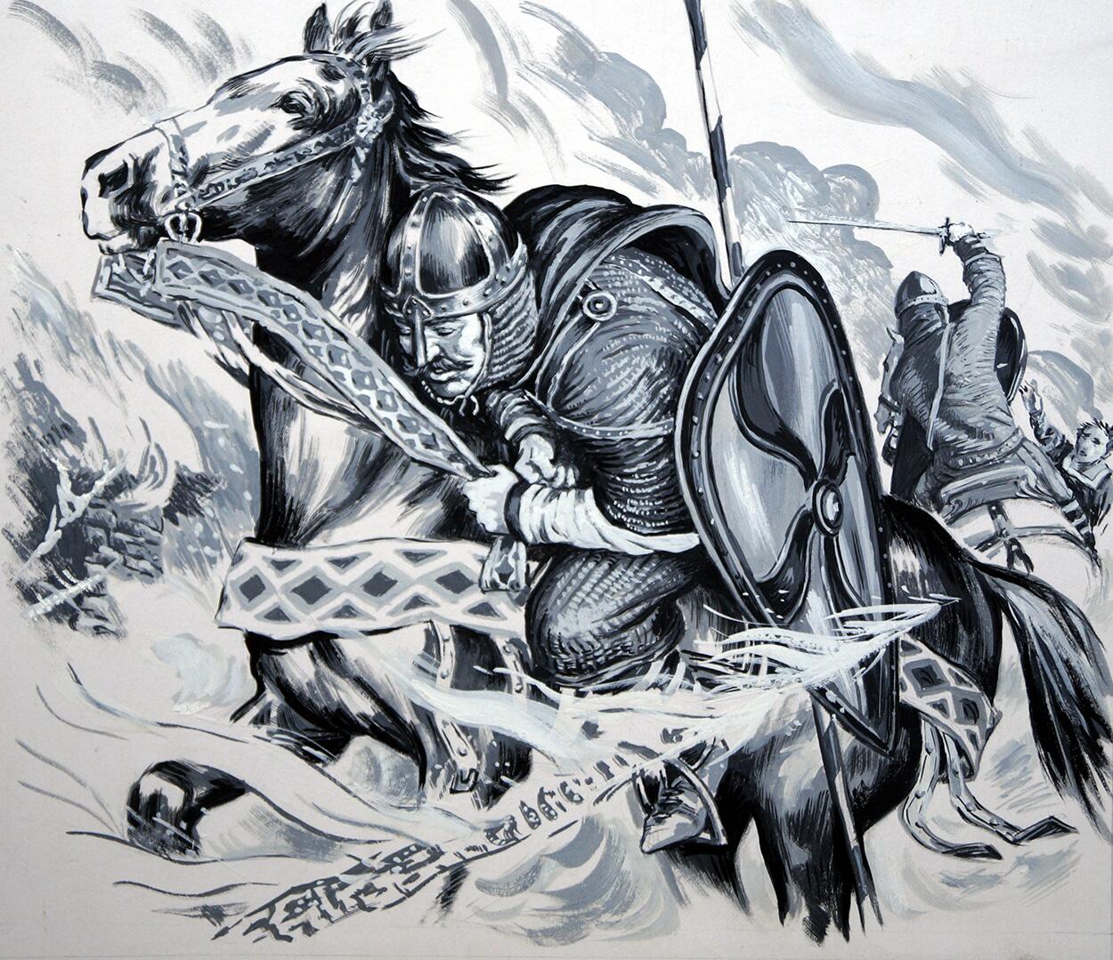 The Death of William the Conqueror art by F R Exell