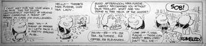Bristow Daily Strip: Rumbled art by Frank Dickens