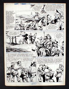 Robin Hood: The Sun: 28th November 1958 art by Cecil Doughty