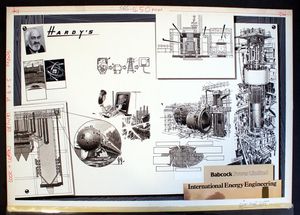 Hardy's Drawing Board: 'Power Stations' art by Wilf Hardy