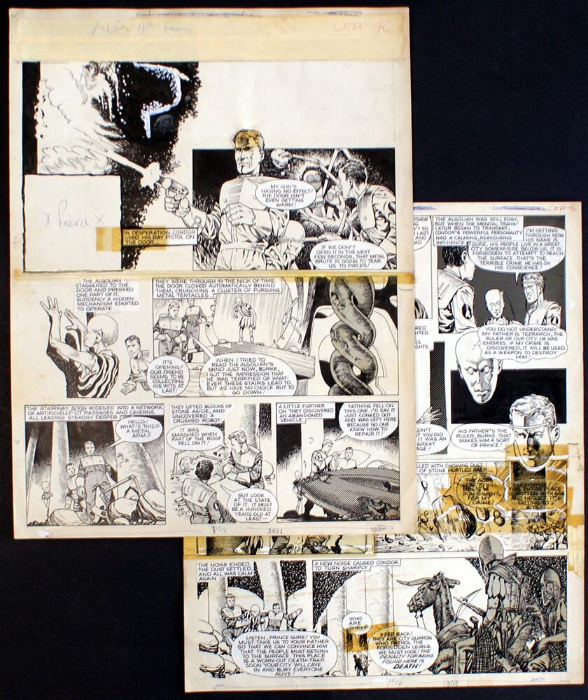 Captain Condor: 17th February 1962 (TWO pages) art by Brian Lewis
