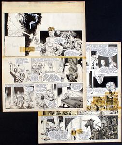 Captain Condor: 17th February 1962 (TWO pages) art by Brian Lewis