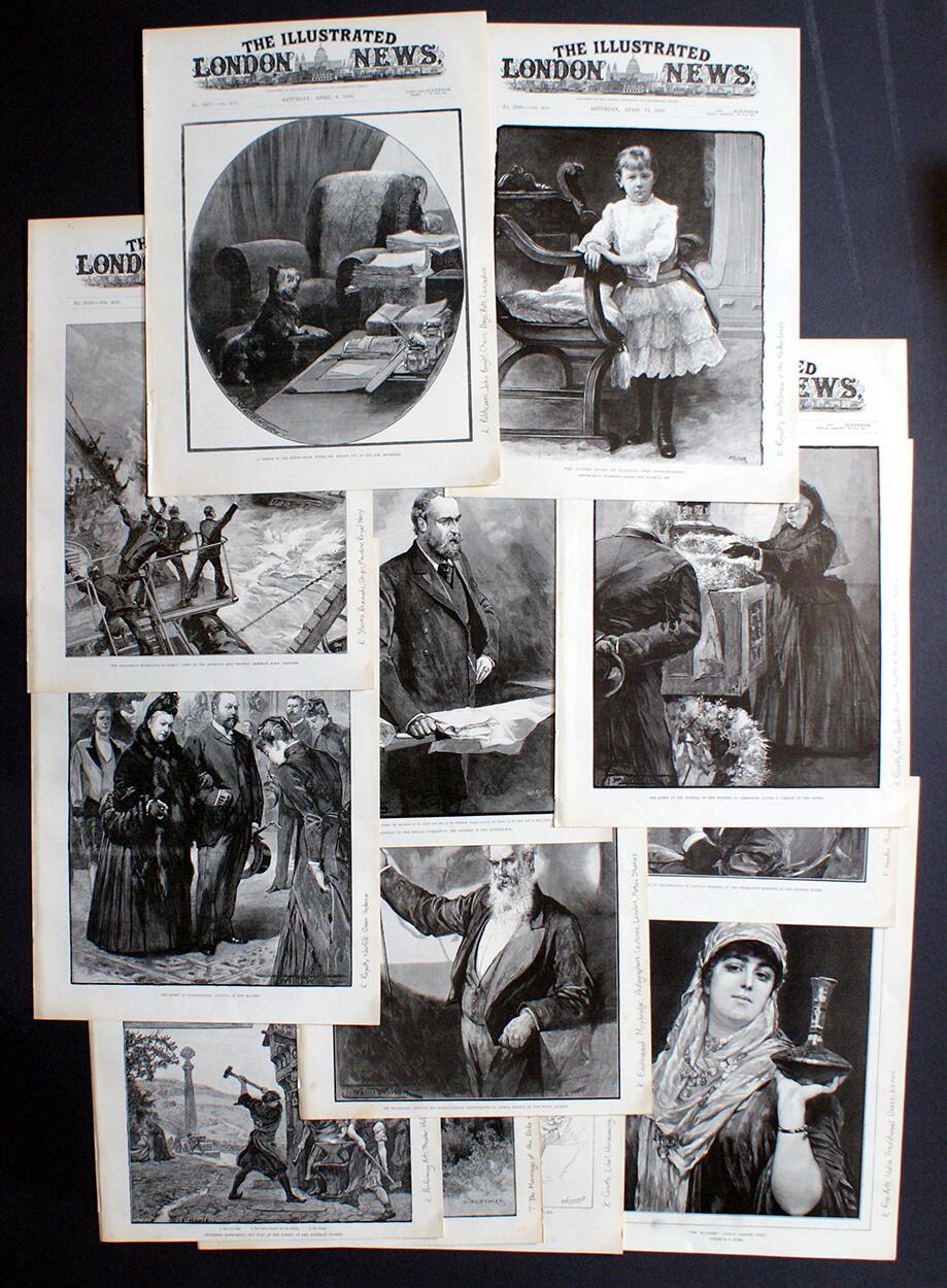 Illustrated London News: Covers Bundle #1 (12 pages) art by Various Artists