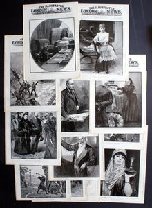 Illustrated London News: Covers Bundle #1 (12 pages) art by Various Artists