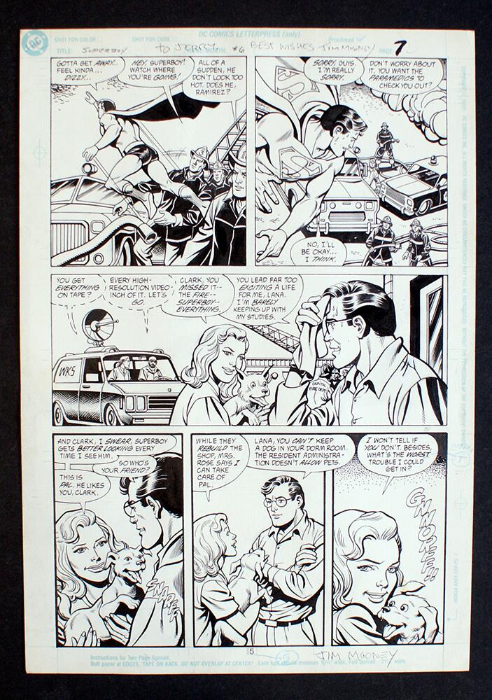 Superboy #6: Page 7 art by Jim Mooney