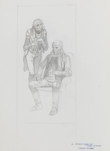 Nicholas Nickleby - Ralph Nickleby and Newman Noggs art by Ron Embleton