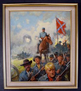 Stonewall Jackson art by Septimus Scott