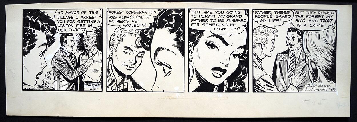 Flamingo Daily Strip #45 art by John Thornton