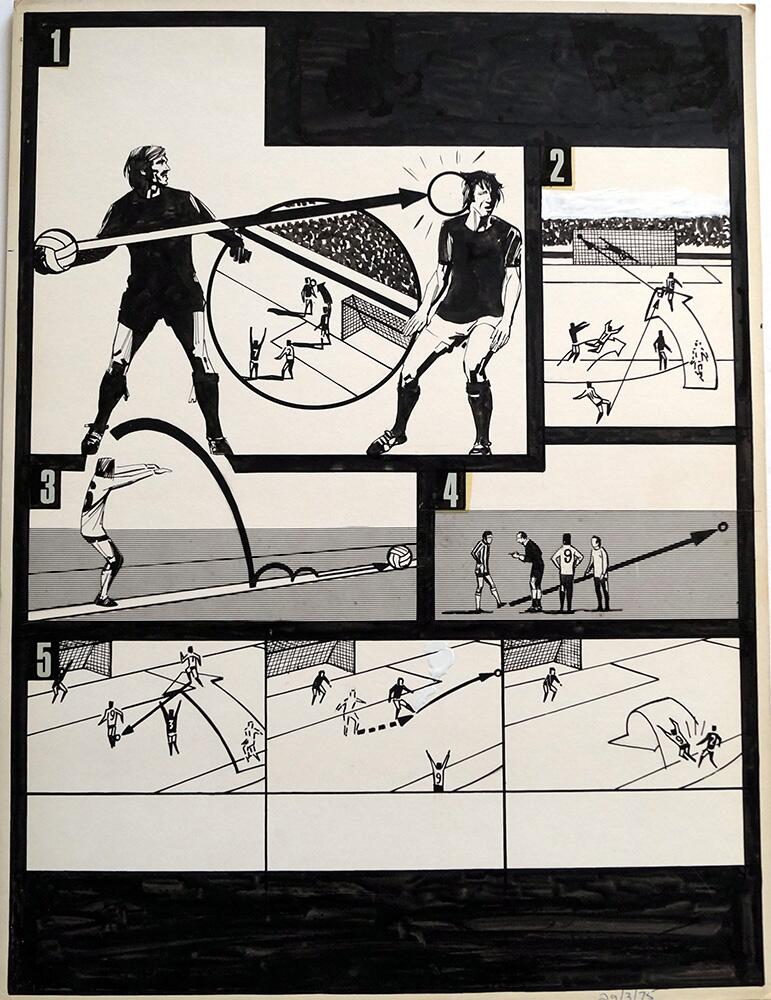You are the Ref - Shoot Magazine - 22 art by Paul Trevillion