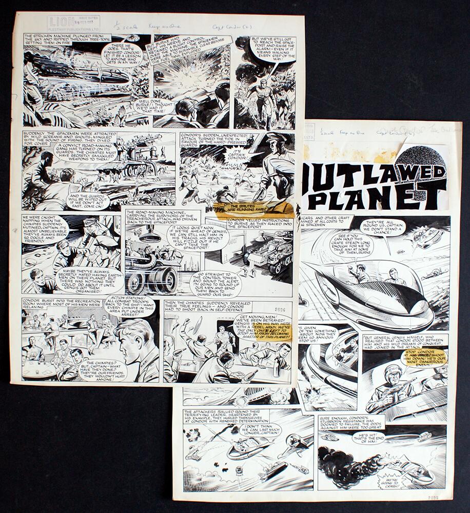 2nd page art by Leslie Waller