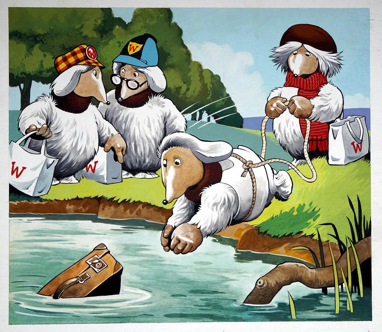 The Wombles: Suitcase Surprise (TWO pages) art by Jesus Blasco