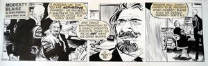 Modesty Blaise daily strip 6445 art by Neville Colvin
