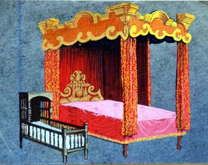 Royal Bed and Cot art by Jesus Blasco