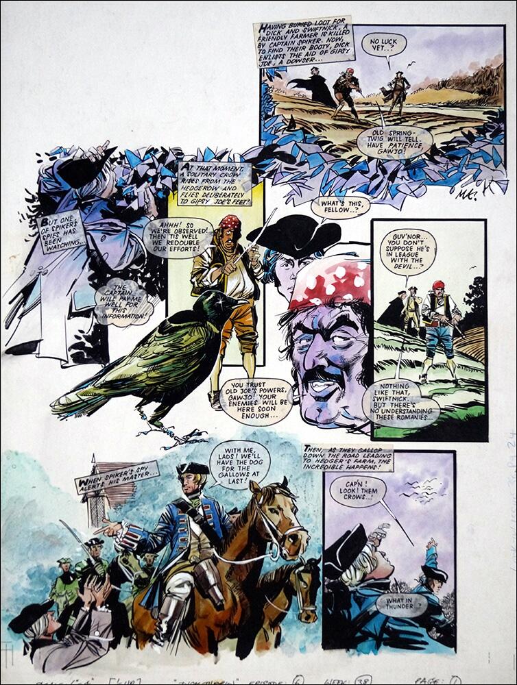 2nd page of episode art by Martin Asbury