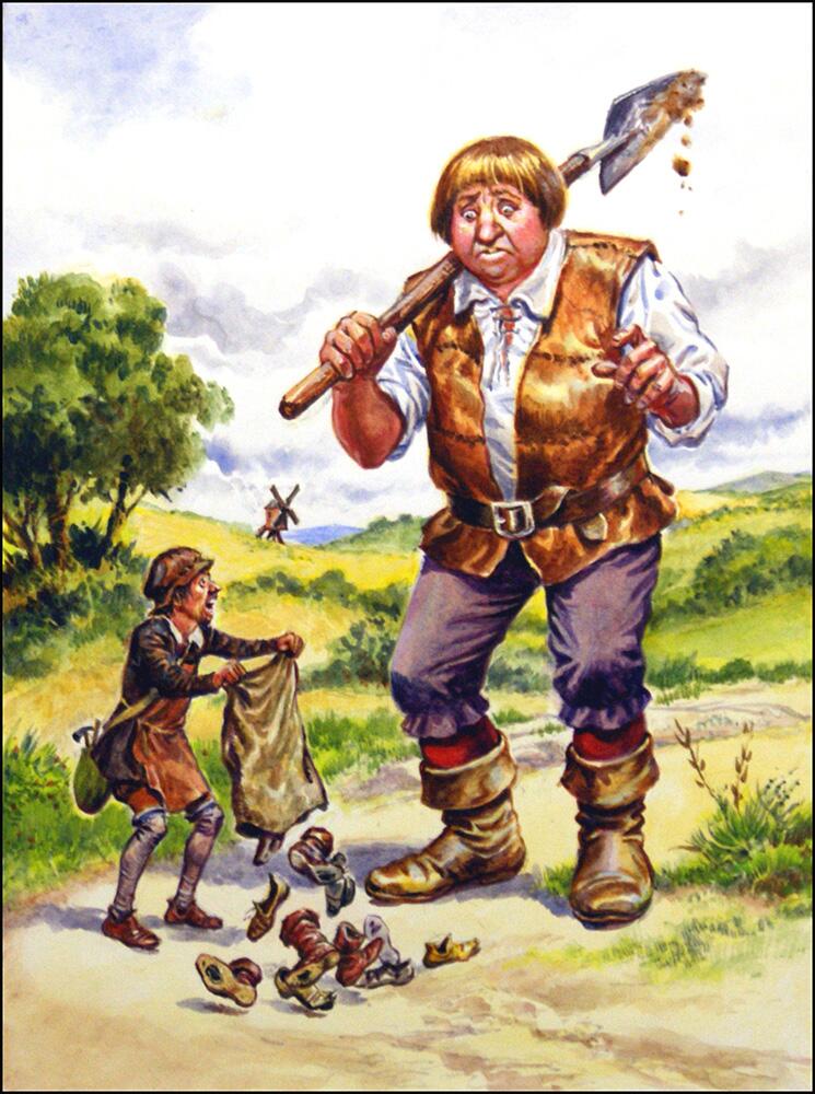 A Giant Hole in my Shoes art by Geoff Campion