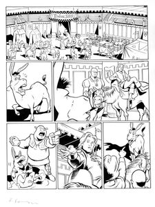 Shrek page 1 art by Bambos (Georgiou)