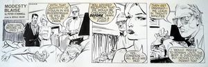 Modesty Blaise daily strip 6442 art by Neville Colvin