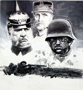 General Erich von Ludendorff art by Graham Coton