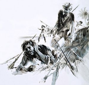 The Sharp End Of The Deal art by Graham Coton