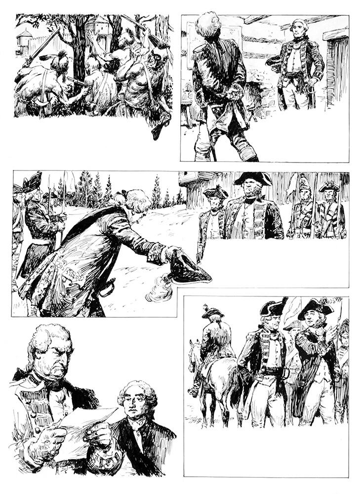 The Last of the Mohicans 11 art by Cecil Doughty