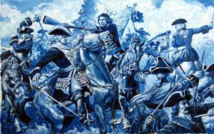Louis XIV and the War of the Spanish Succession art by Cecil Doughty