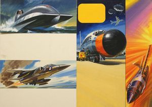 Speed Kings art by Wilf Hardy