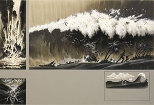 Tsunami - The Killer Tidal Wave art by Wilf Hardy