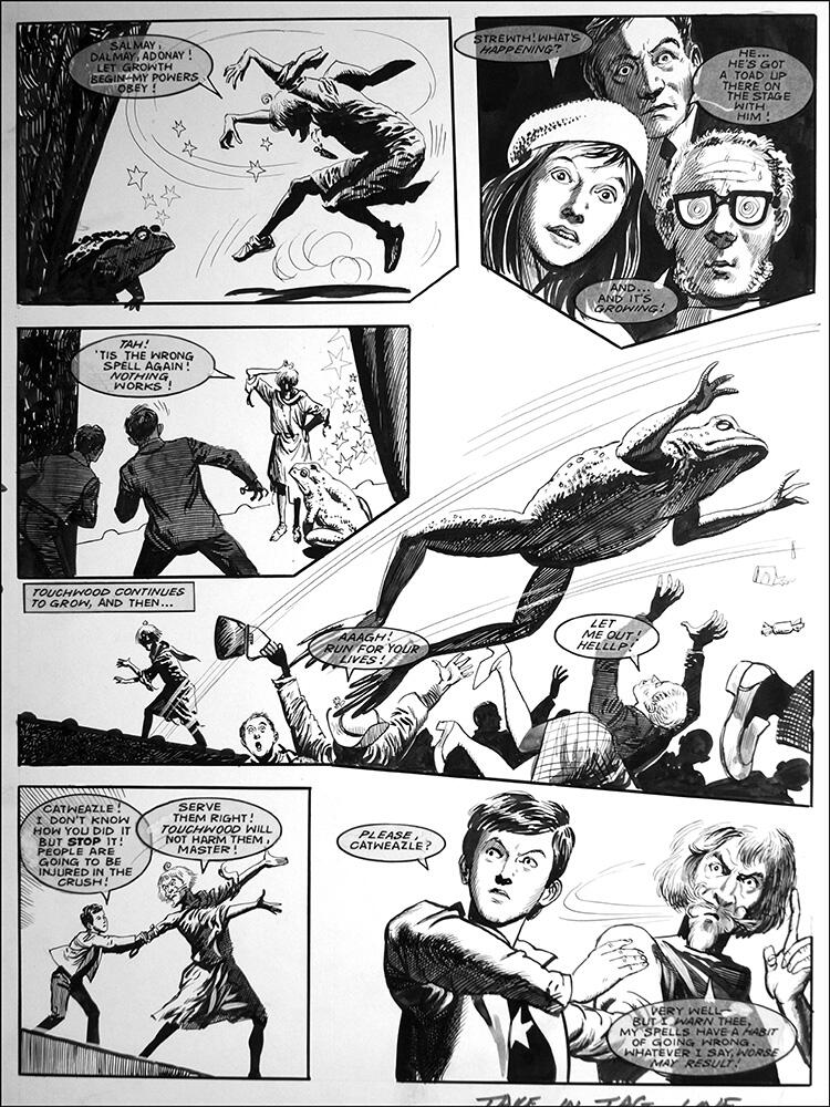 2nd page of story art by Gerry Embleton