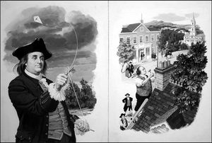 Ben Franklin The Scientist art by Jack Keay