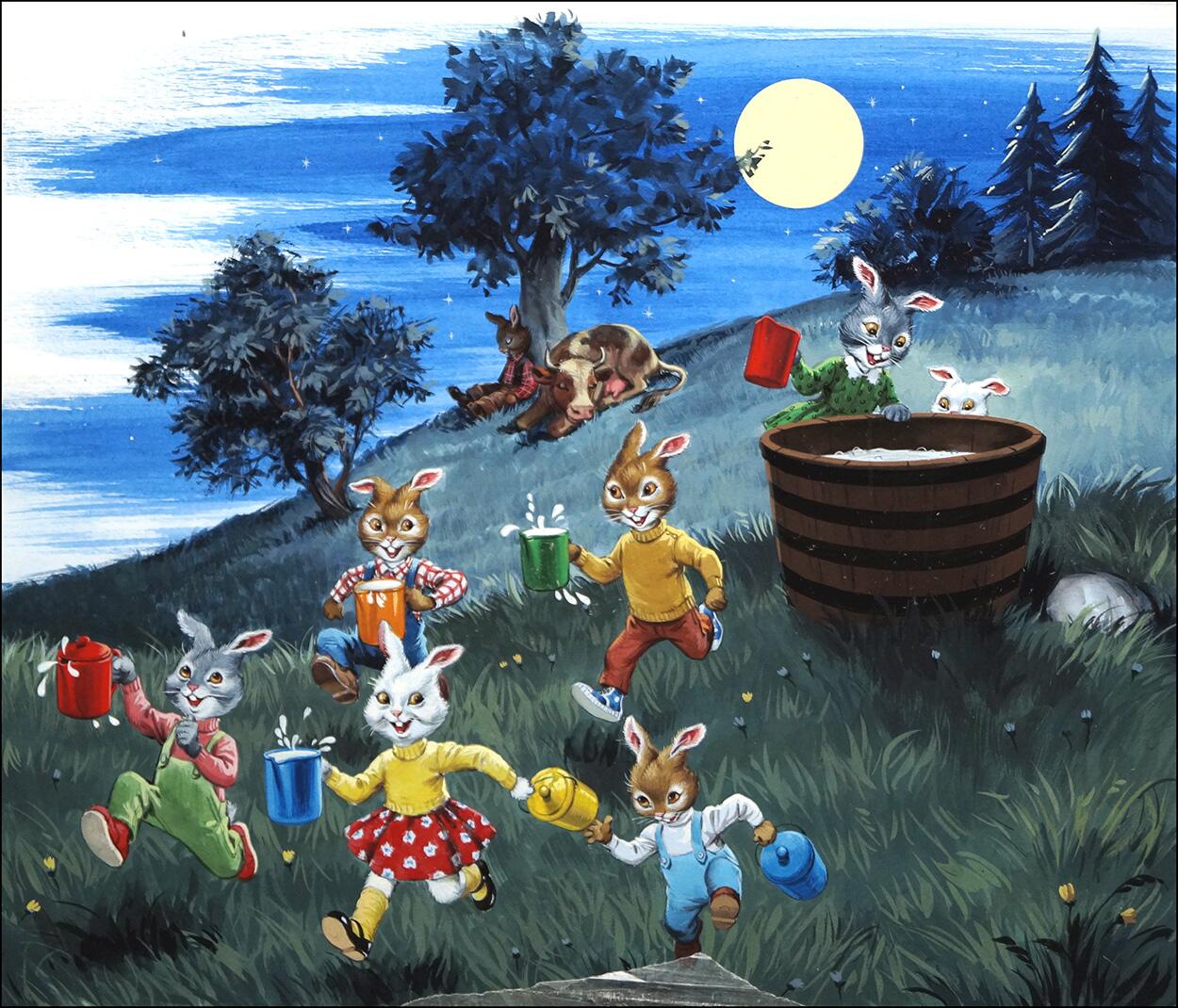 Brer Rabbit and the Milk Cow Blues art by Virginio Livraghi