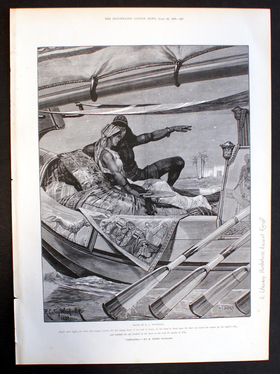 Cleopatra: Night After Night art by Richard Caton Woodville Jr