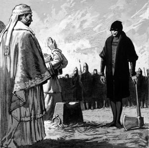 The Execution of Waltheof art by Ralph Bruce