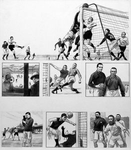 The Story of Soccer 1 art by Ralph Bruce