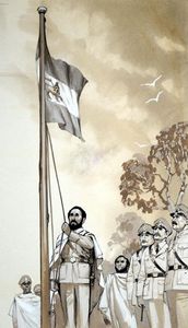 Emperor Haile Selassie art by Angus McBride