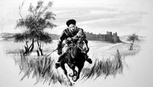 Friar John The Pope's Peacemaker art by Ralph Bruce