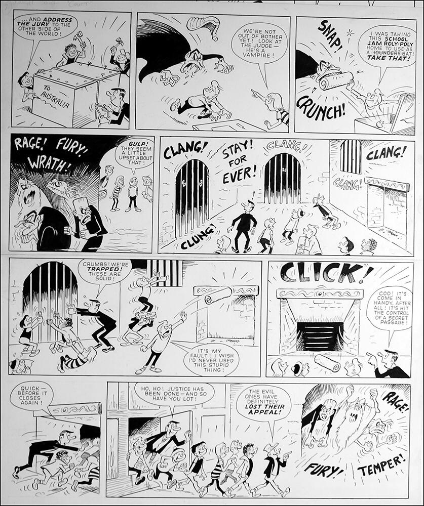 Second Page art by Reg Parlett