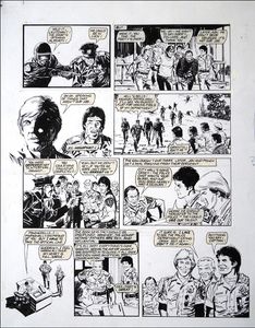 CHiPs - Commendation art by Barrie Mitchell