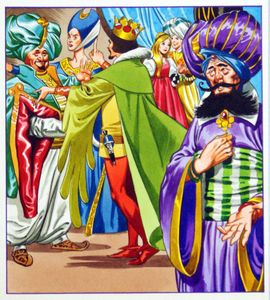 Princess Marigold At Court art by Nadir Quinto