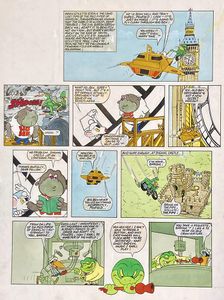 Danger Mouse - Big Ben art by Arthur Ranson