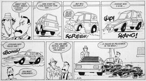 Inspector Gadget: Mobile Hi-Jinx art by Arthur Ranson