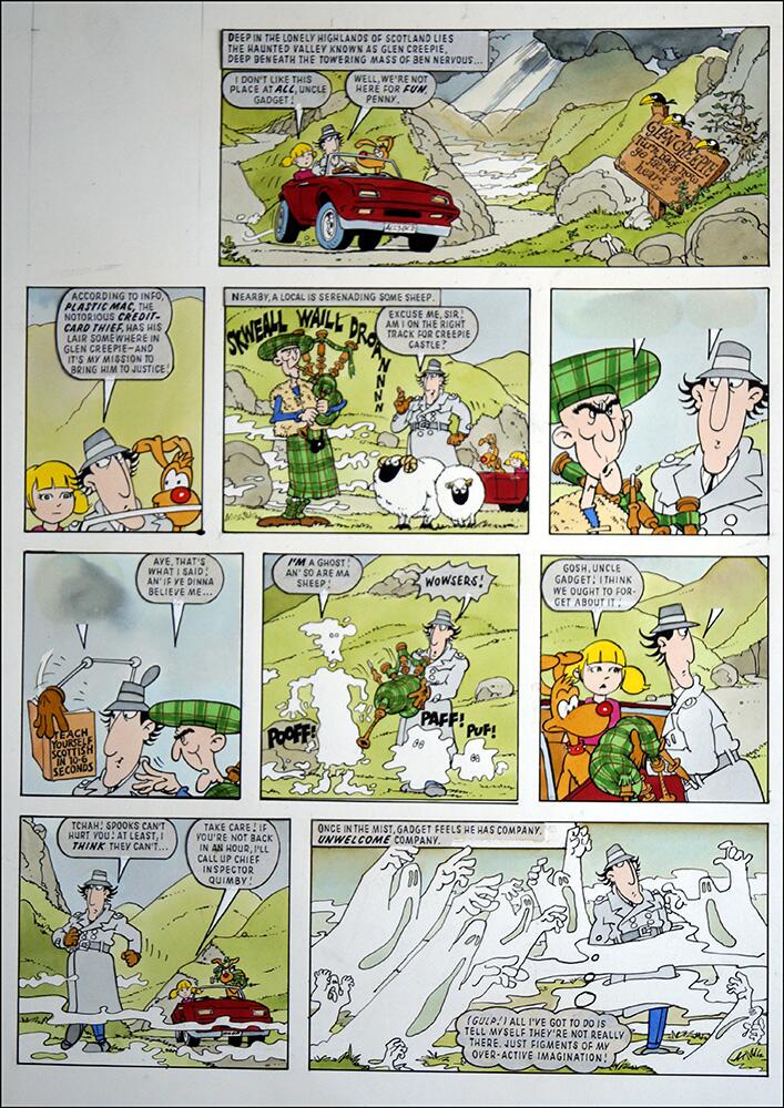 Inspector Gadget: Scotch Mist art by Arthur Ranson