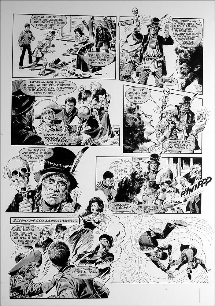 2nd page of episode art by Mike Noble