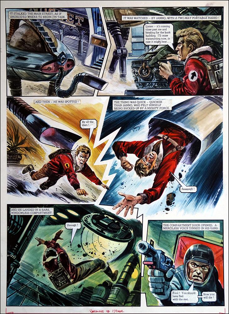 2nd page of episode art by Gerry Wood