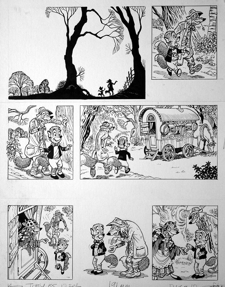 Goody Fox and the Fortune Teller art by Peter Woolcock