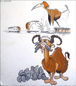 Funny Fantasy Animals art by Peter Woolcock