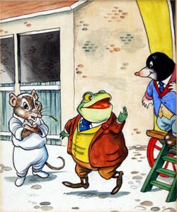 Toad's New Project art by Peter Woolcock