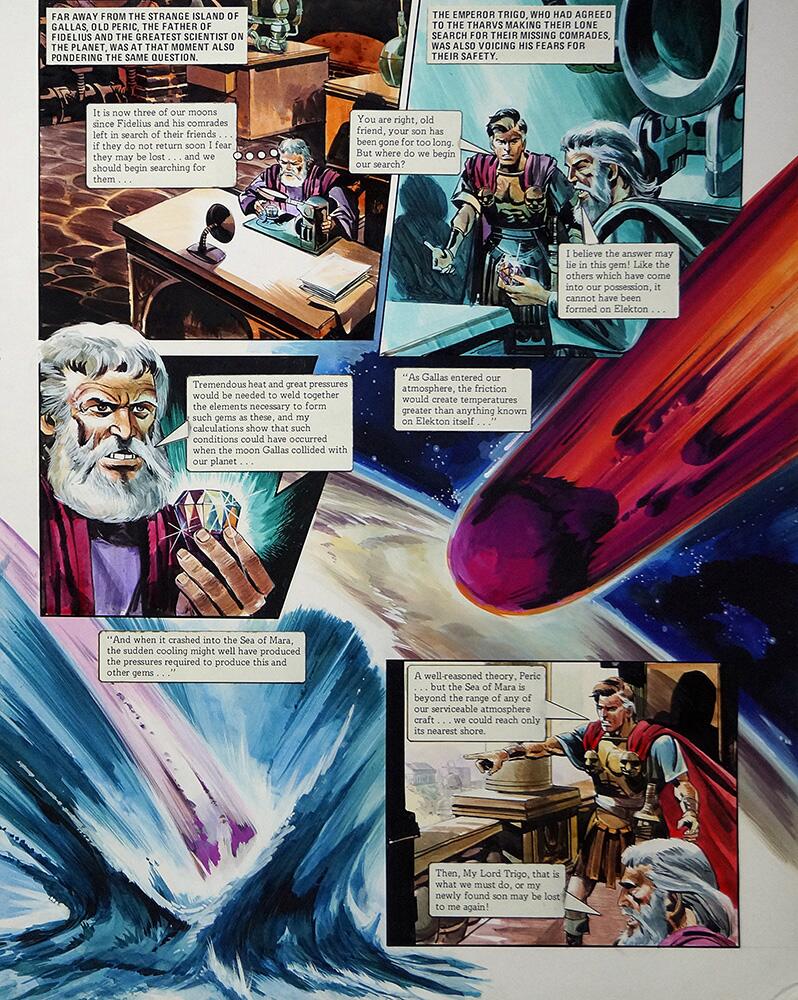 Right Hand Page art by Gerry Wood