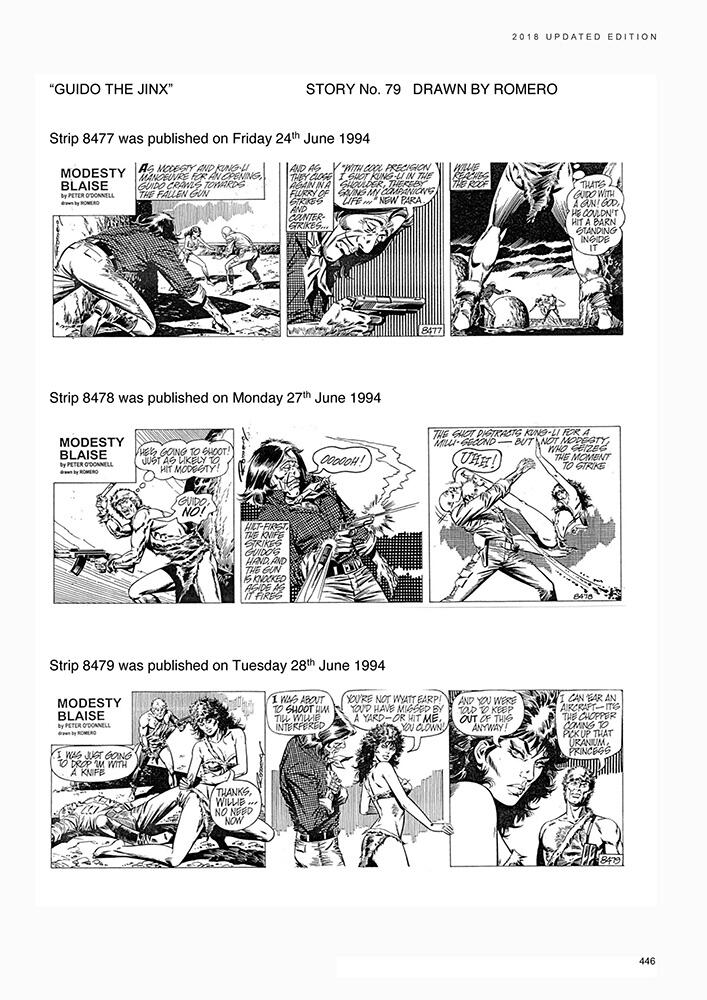 One of the 'missing' strips, The Modesty Blaise Companion Expanded Edition