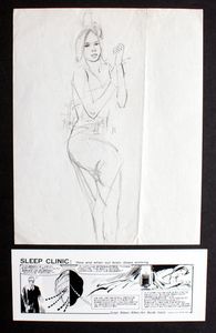 Sleep Clinic: How & When Our Brain Stops Working (Preliminary Sketch) art by Neville Colvin