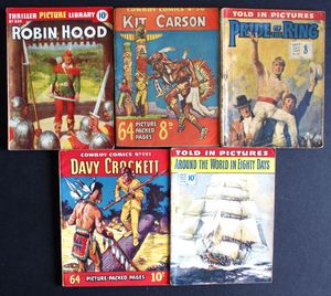Thriller Picture Library & Cowboy Comics Bundle (5 issues) by Various